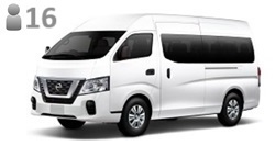 MINIBUS, up to 16 passengers with luggage