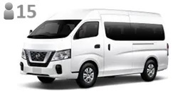 MINIBUS, up to 15 passengers with luggage